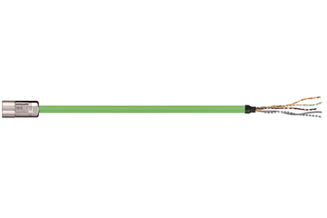 readycable® cable de realimentación similar a Allen Bradley 2090-CFBM4DF-CDAFxx, cable base PUR 7,5 x d