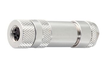 Conector hembra Binder M8, 4,0-5,5 mm, apantallado, con tornillo, IP67, UL-listed