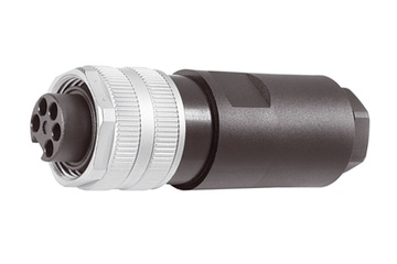 Conector hembra Binder 7/8&quot;, 8-10 mm, sin apantallar, con tornillo, IP67, UL, VDE