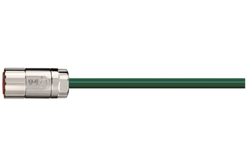 Cable de motor readycable® conforme con el estándar de Danaher Motion 102808 (25 m), cable base, TPE 7,5 x d, libre de halógenos