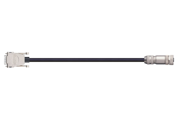 readycable® cable de codificador similar a Festo NEBM-M12G8-E-xxx-N-S1G9, cable base TPE 6,8 x d