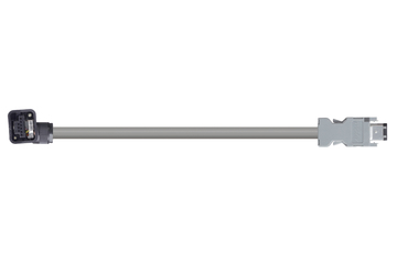readycable® cable de codificador similar a Mitsubishi Electric MR-J3ENCBL-xxx-A1-H, cable base PUR 10 x d