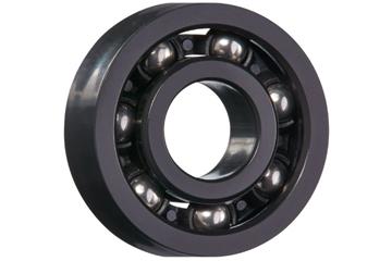 Rodamiento radial de bolas xiros®, xirodur F180, bolas de acero inoxidable, jaula de poliamida (PA), mm