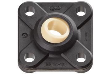 Cojinetes con valona de 4 agujeros de montaje, EFSM, igubal®, bola esférica de iglidur® J