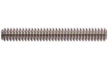 dryspin® trapezoidal lead screw, right-hand thread, two start, C15 steel AISI 1015
