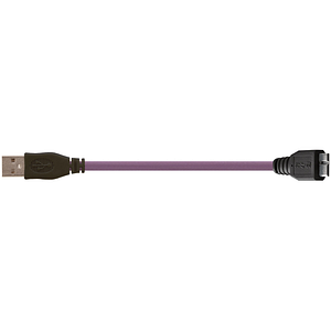 Cable de bus | USB 3.0, PVC, conector A: USB 3.0 Tipo A, conector B: USB 3.0 tipo B micro