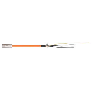 readycable® cable de alimentación compatible con Siemens 6FX_002-5CG11, cable base iguPUR 15 x d