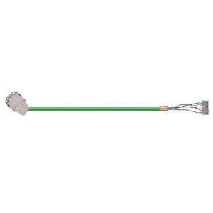 readycable® cable de codificador compatible con Elau E-FB-060, cable base PVC 15 x d