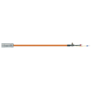 readycable® cable de potencia compatible con Control Techniques PS B G F A XXX, cable base PVC 15 x d