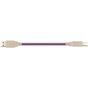 Cable de bus | USB 2.0, TPE, conector A: USB 2.0 Tipo A, conector B: USB 2.0 Tipo B