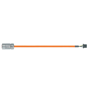 readycable® cable de alimentación compatible con Fanuc LX660-8077-T298, cable base iguPUR 15 x d, piezas están protegidas