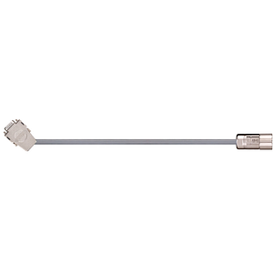 readycable® cable de codificador compatible con Elau E-FB-080, cable base TPE 7,5 x d, ignífugo