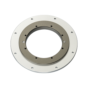 Plato giratorio iglidur®, PRT-04 estándar con anillo de montaje grande, carcasa de aluminio, elemento deslizante hecho de iglidur® J