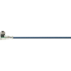 chainflex® cable de conexión angulado con LED M12 x 1, CF.INI CF9
