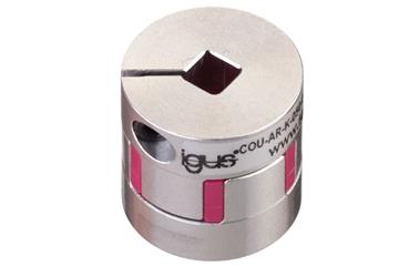 Acoplamiento de mordaza con abrazadera para eje cuadrado