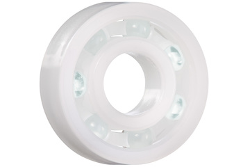Rodamiento radial de bolas xiros®, xirodur B180, bolas de vidrio, jaula de xirodur B180, mm