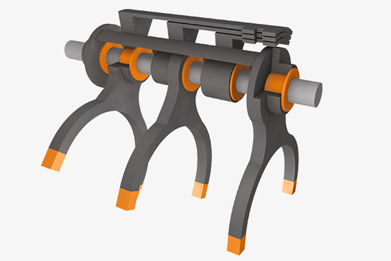 Cojinetes iglidur® en una caja de cambio