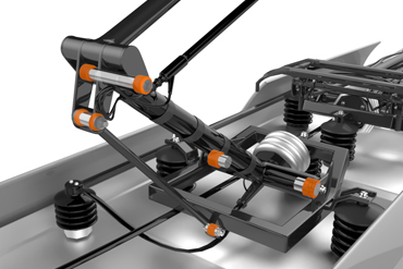 Uso exterior - pantógrafo, colector