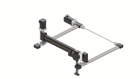 Espacio de trabajo de un robot cartesiano