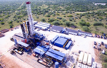 Plataforma petrolífera terrestre