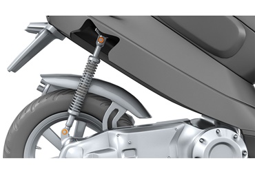 Anillos de pistón iglidur J en amortiguadores traseros