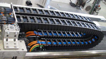 Cables de igus en una prueba de carga