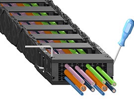 Alivio de tensión CFU con diseño en panal de abeja