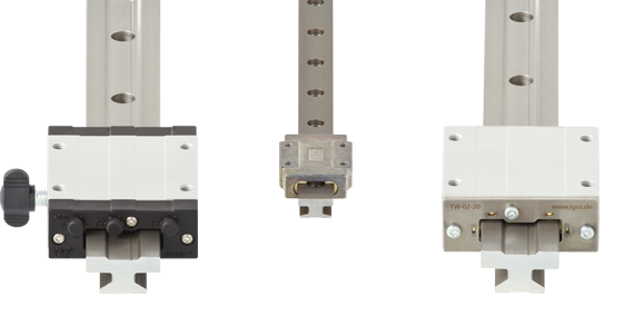 Selección de los sistemas completos drylin® T