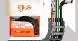 Muestra de una cadena portacables