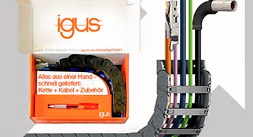 Muestra de una cadena portacables