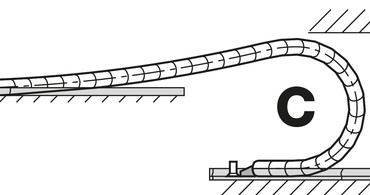 Cadenas portacables autosoportadas