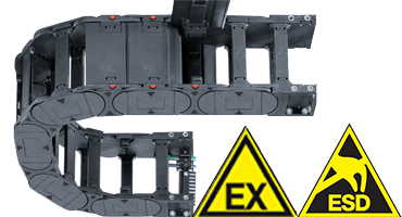 Componentes ESD: cadenas portacables