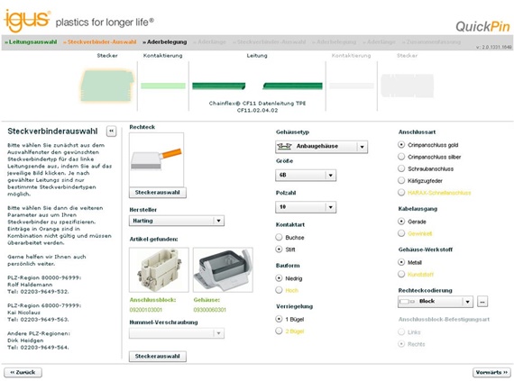 QuickPin 2.0 - Configurador de conectores y cables