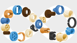 Cojinetes intercambiables igubal KGLM