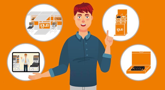 Servicios: feria virtual de productos, muestra de productos in situ, paneles expositores con muestras, kits de muestras personalizados