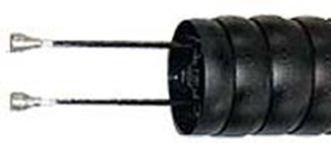 Mecanismo de retracción con varas de fibra de vidrio integradas