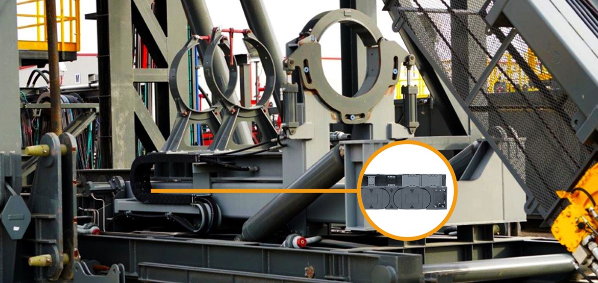 Sistema de manipulación BOP con productos igus